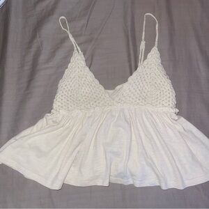 AE Crotchet Baby Doll Top